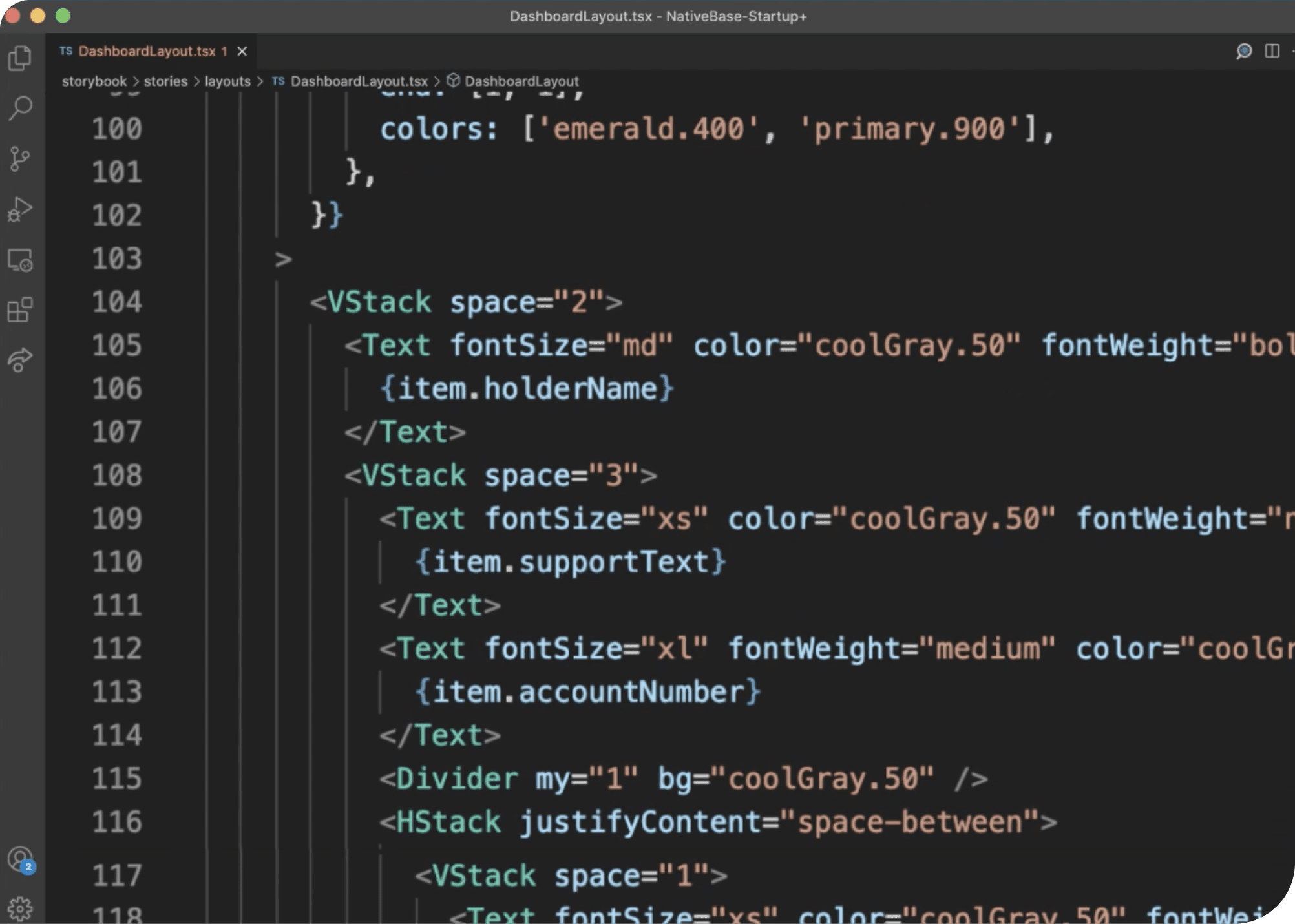 vscode view