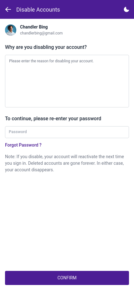 DeactivateAccount image