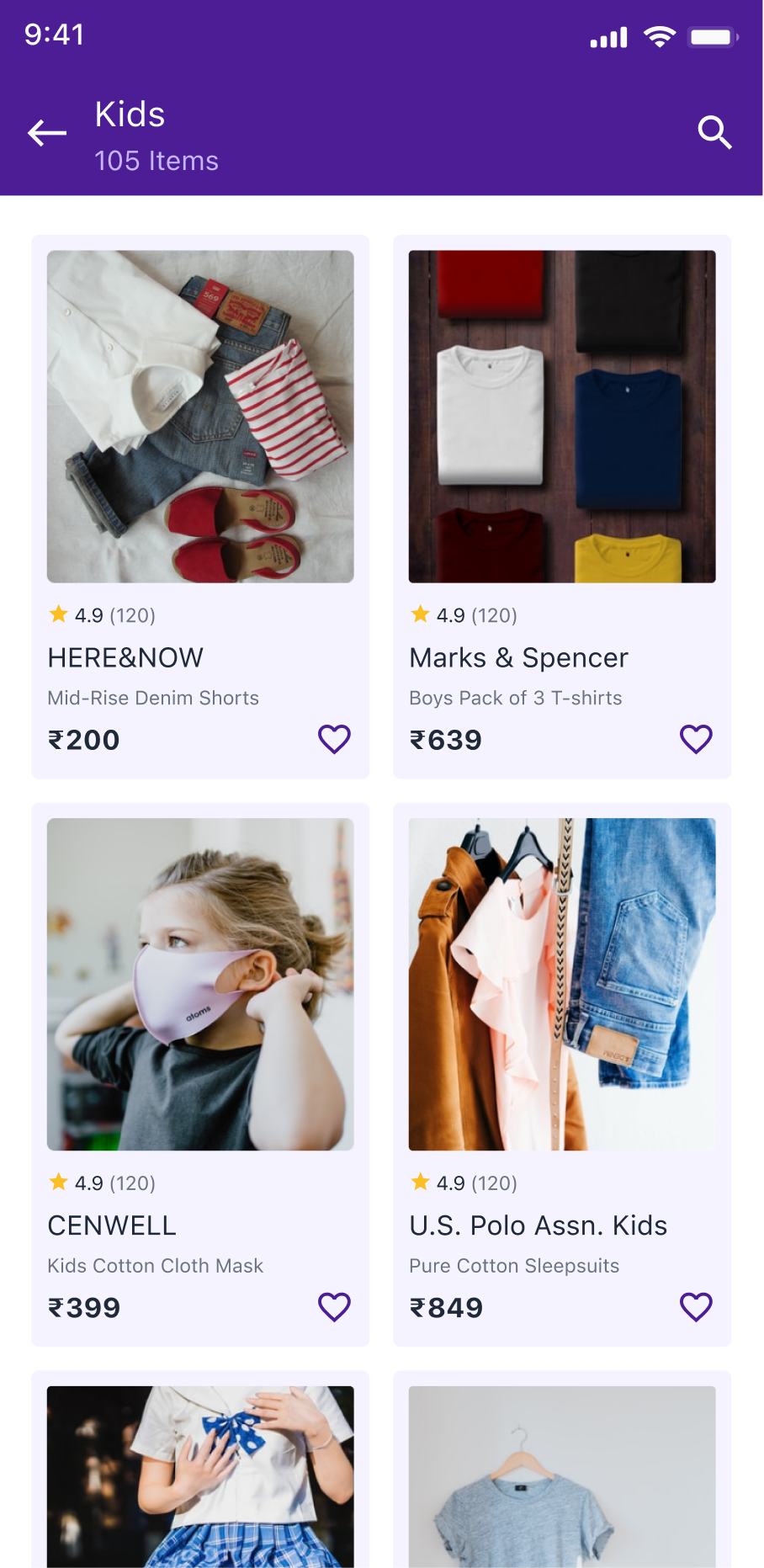 My Shopping App UI Template